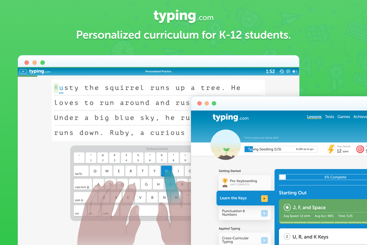 Personalized curriculum for K-12 students.