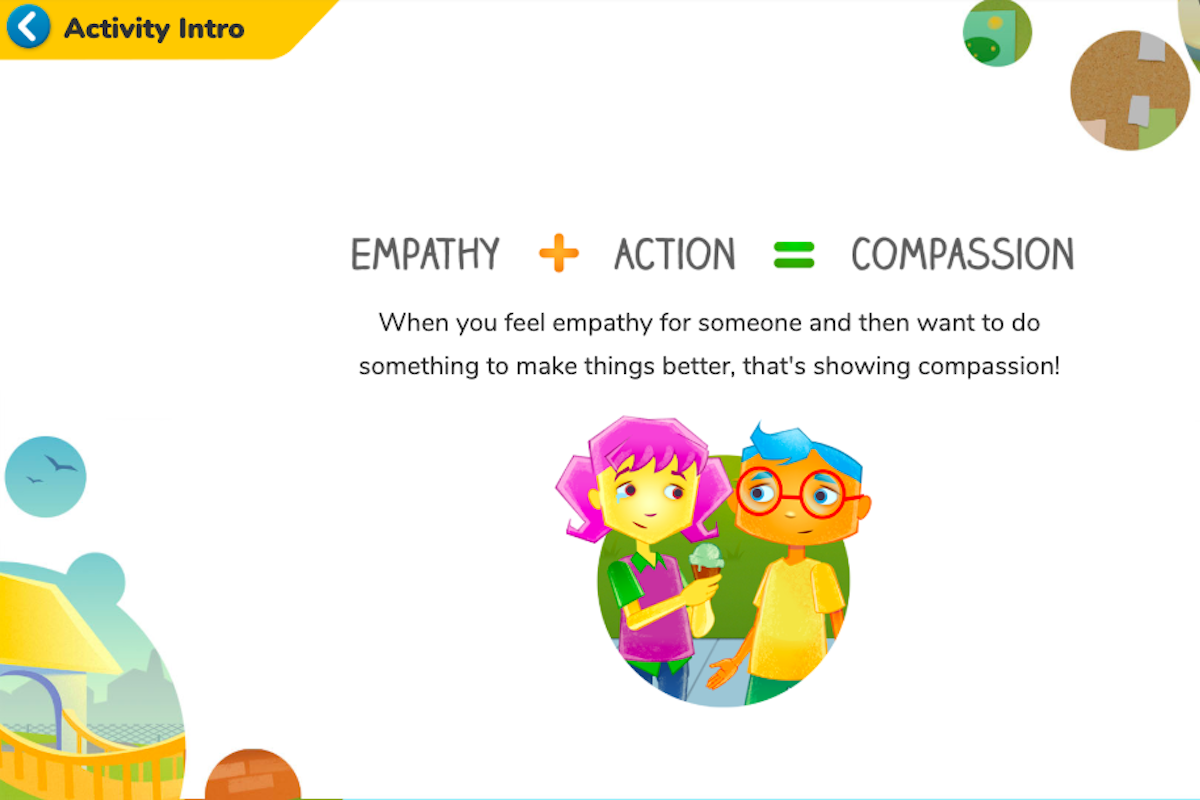 The Compassion Project is the first comprehensive, no-cost program designed to help educators facilitate lessons around fundamental SEL skills for 2nd through 5th graders, focusing on the complex but critical skill of compassion.