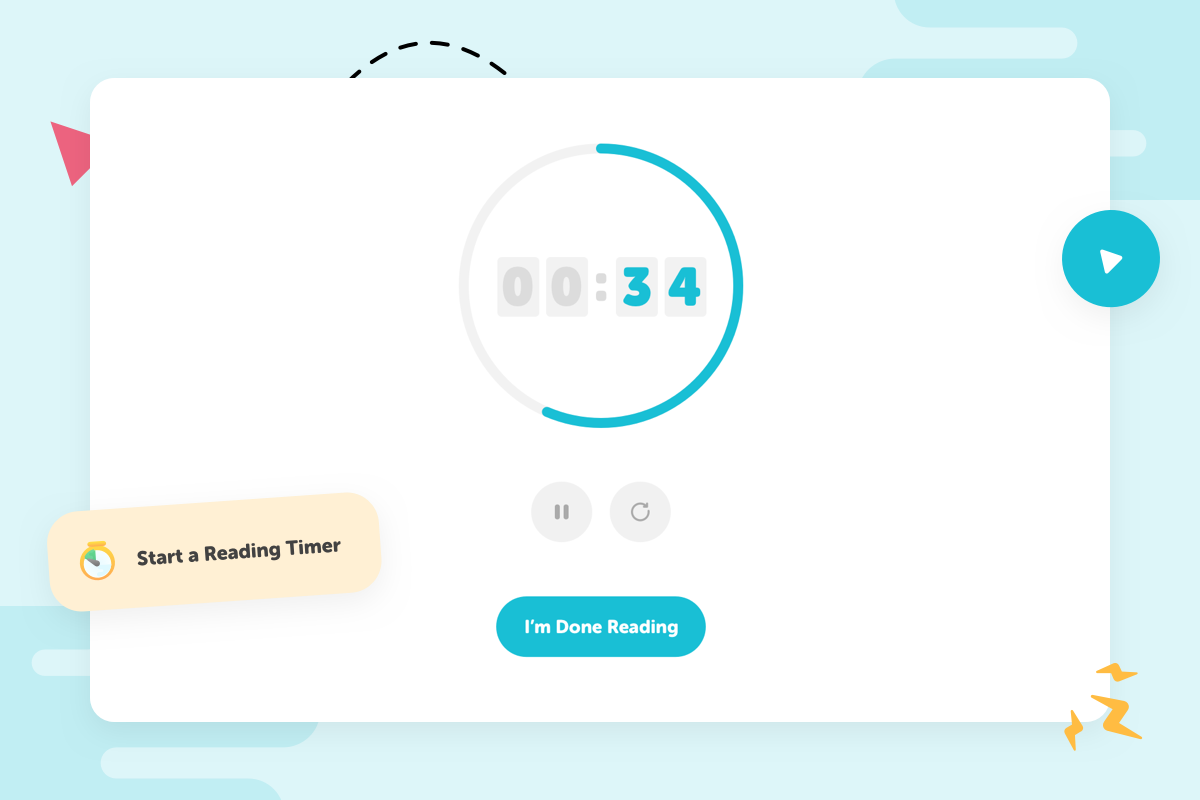 There are many way for students to log their reading, including a timer function and an ISBN scanner.