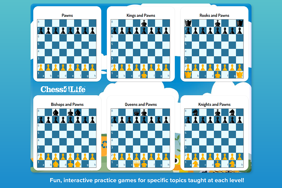 Simplified practice games helps students focus on just a few pieces while they are learning